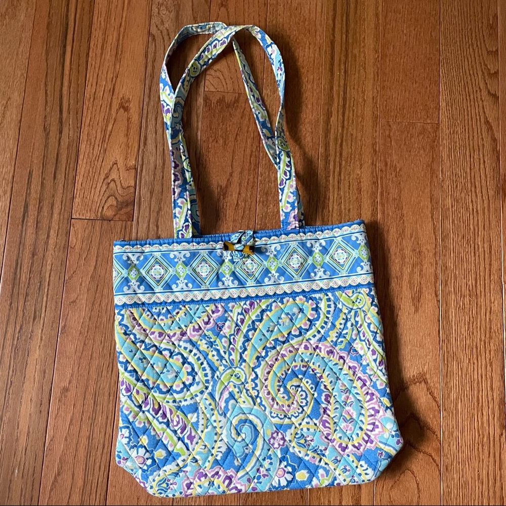 Vera Bradley Capri Blue Small Toggle Tote
